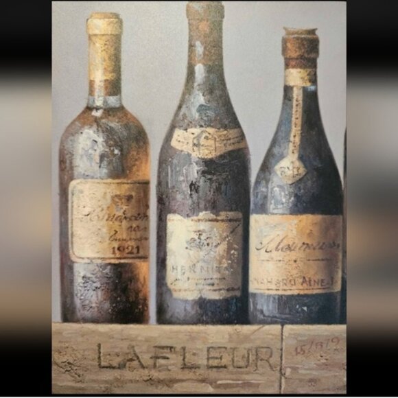 Wine Bottle Wood Frame Baochuan Chen Open Edition - Picture 3 of 9